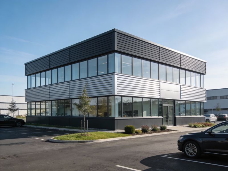 Modern modular office building